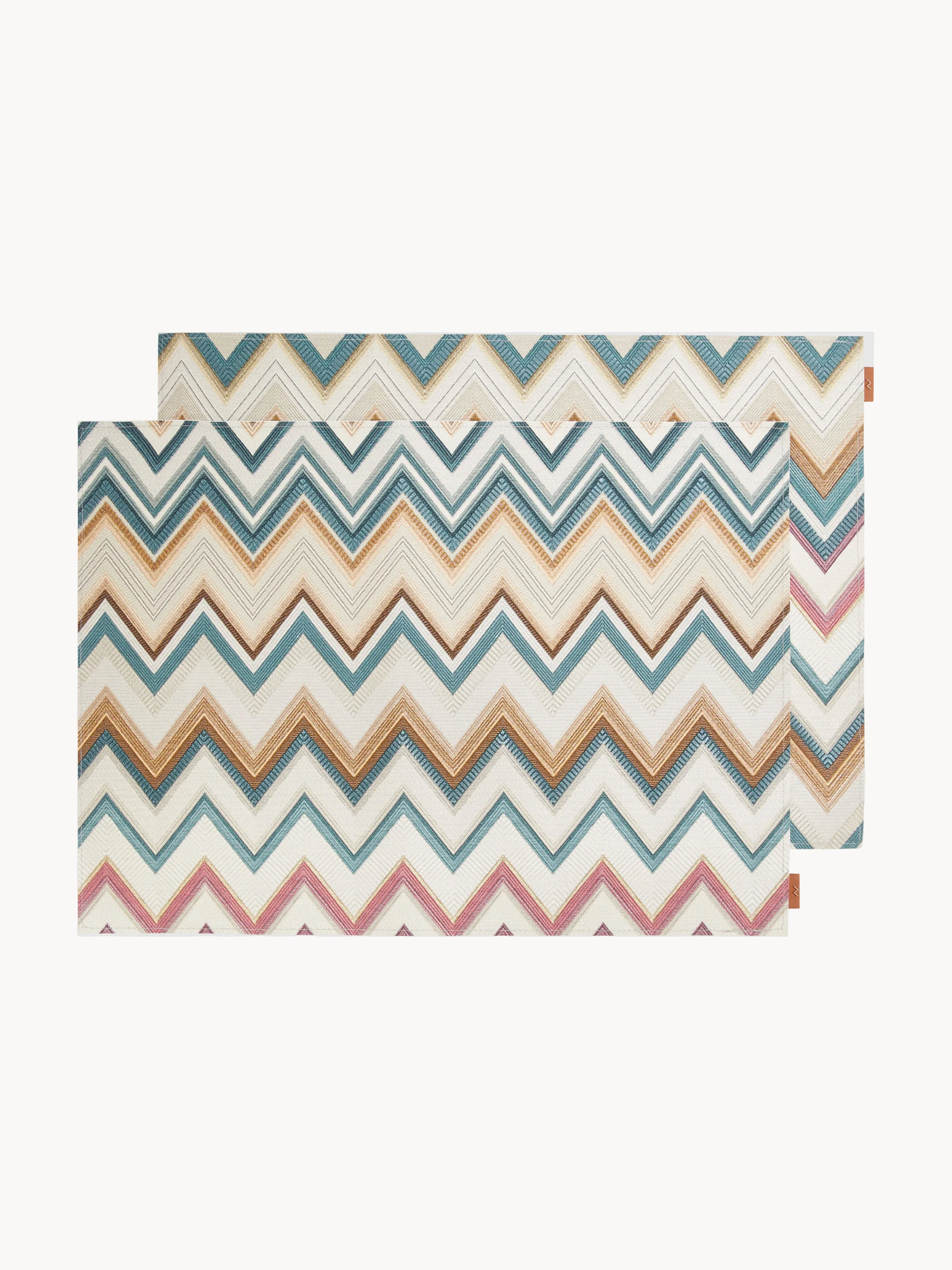 Wendbare Tischsets Zigzag, 2er-Set