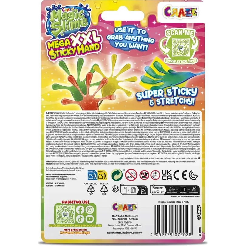 Spielset Magic Slime Mega XXL Klatschhand