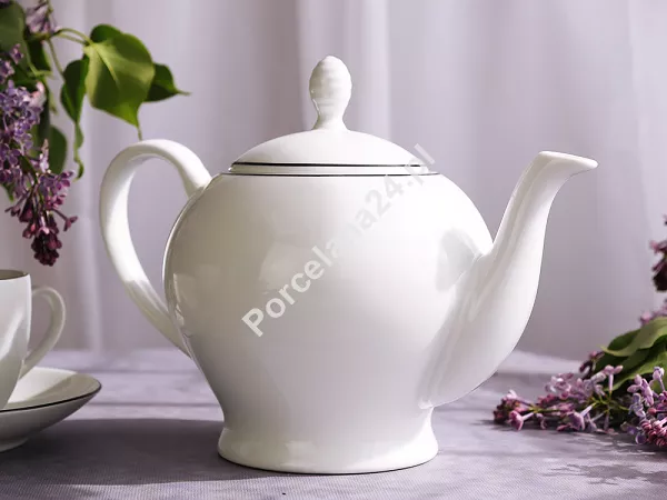 Serwis obiadowo-herbaciany na 12 osób (67el.) Bogucice - Base Black 1227