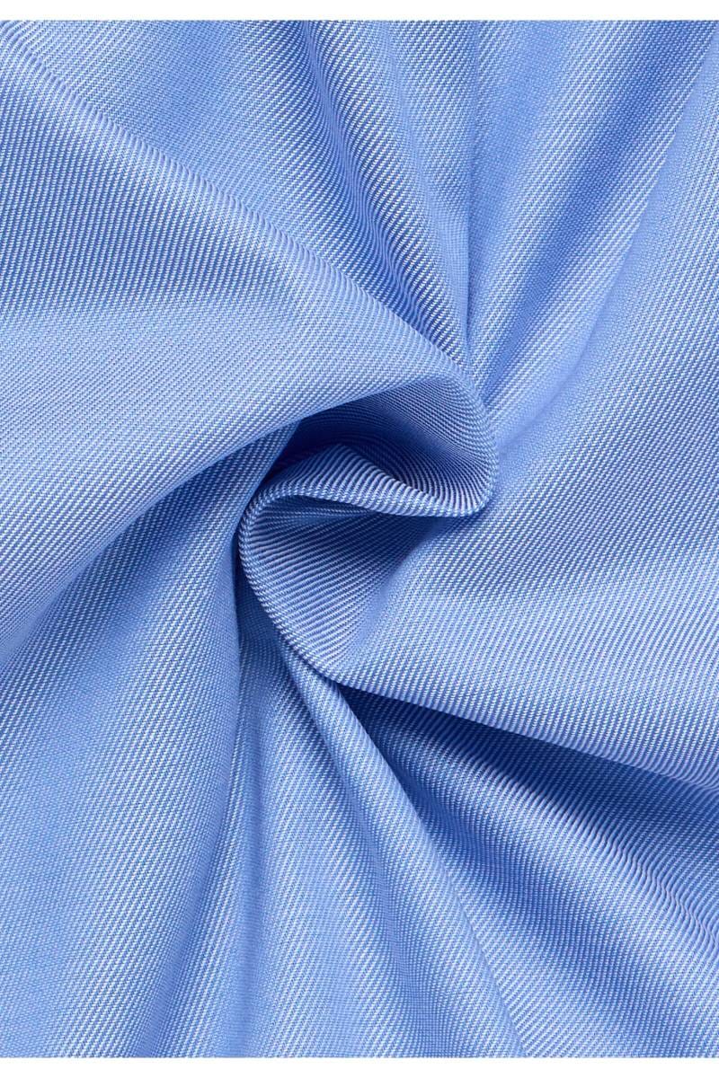 ETERNA Modern Fit Hemd blau, Einfarbig (super langer Arm)