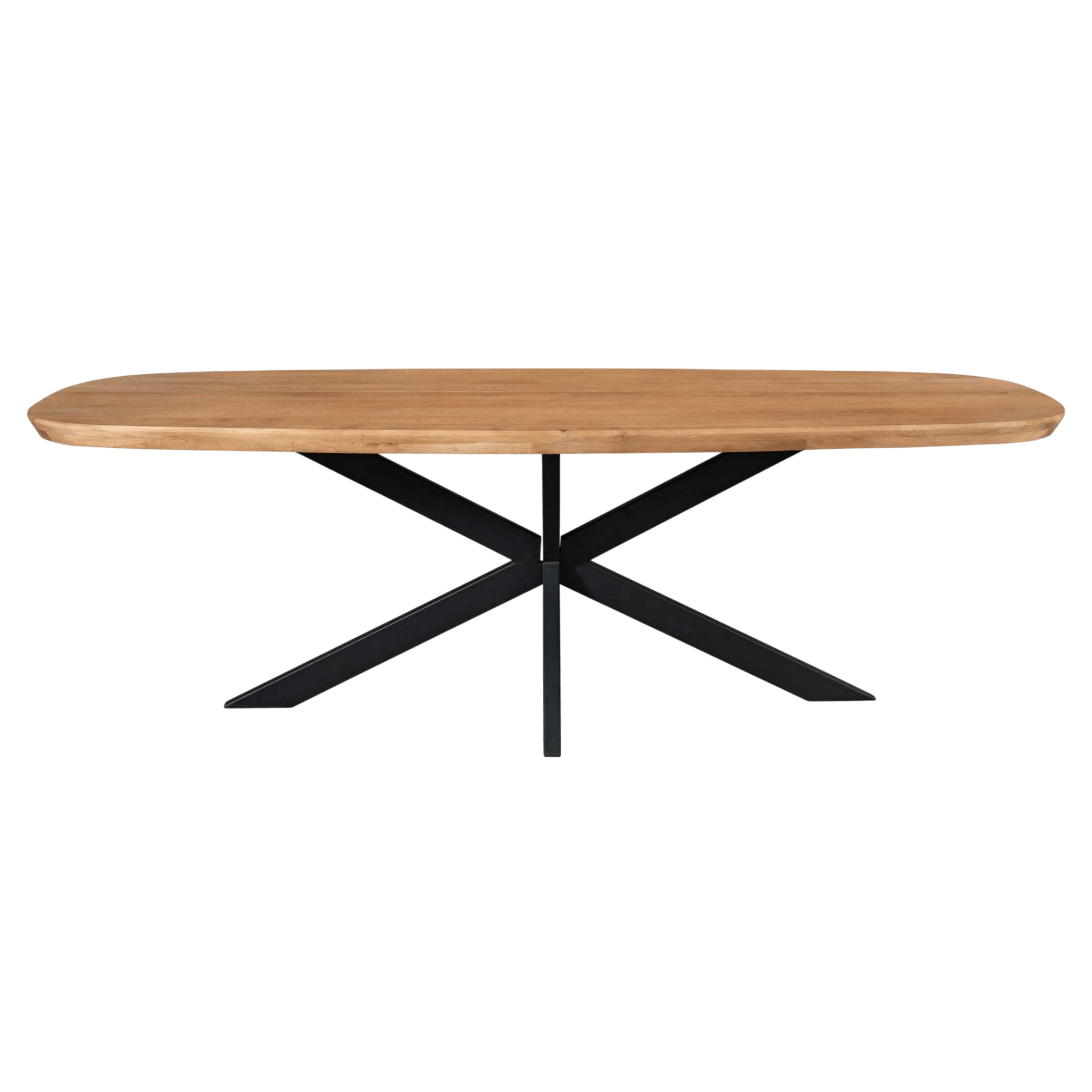 Table à manger bois bords arrondis 200 cm CORTINA