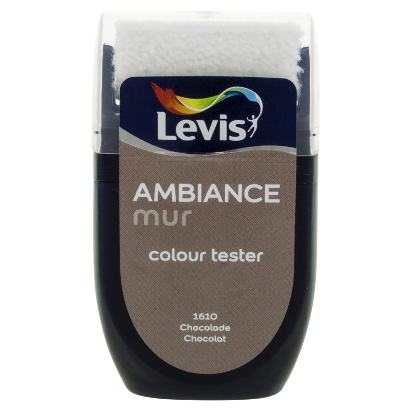 Testeur peinture pour murs Ambiance chocolat 0,03 L LEVIS