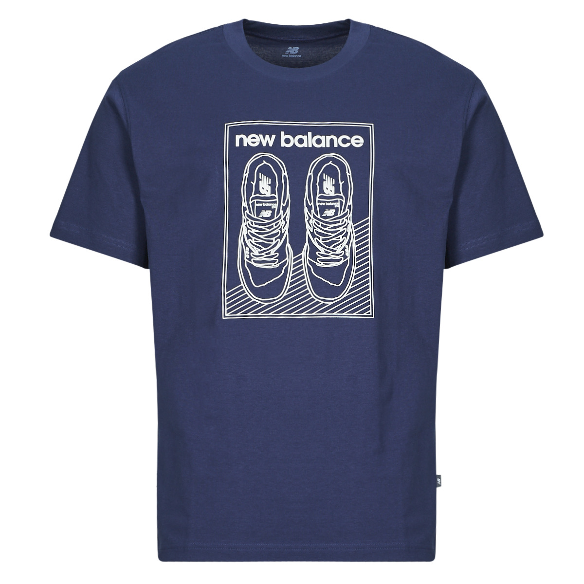 New Balance - GRAPHIC JERSEY TEE - Marine