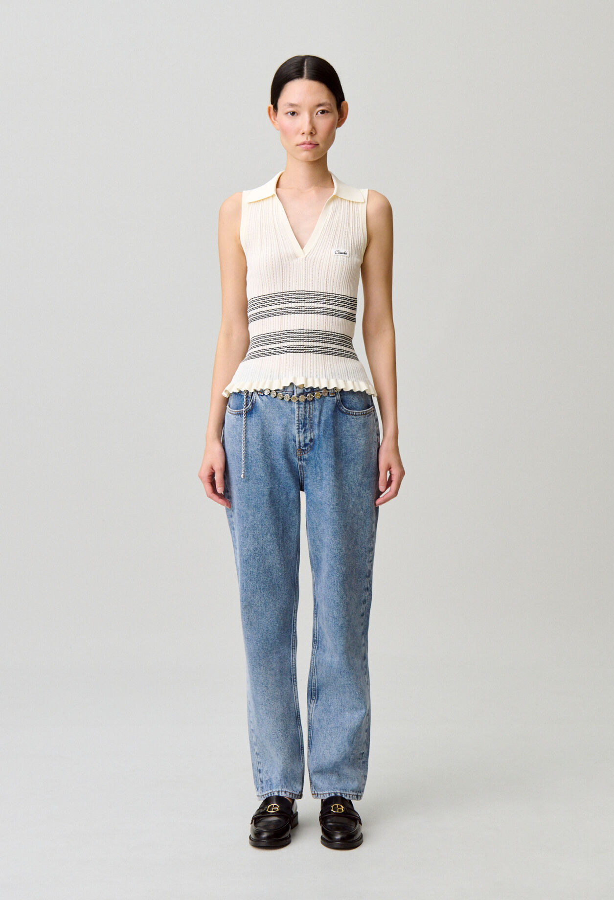 Top maille fine