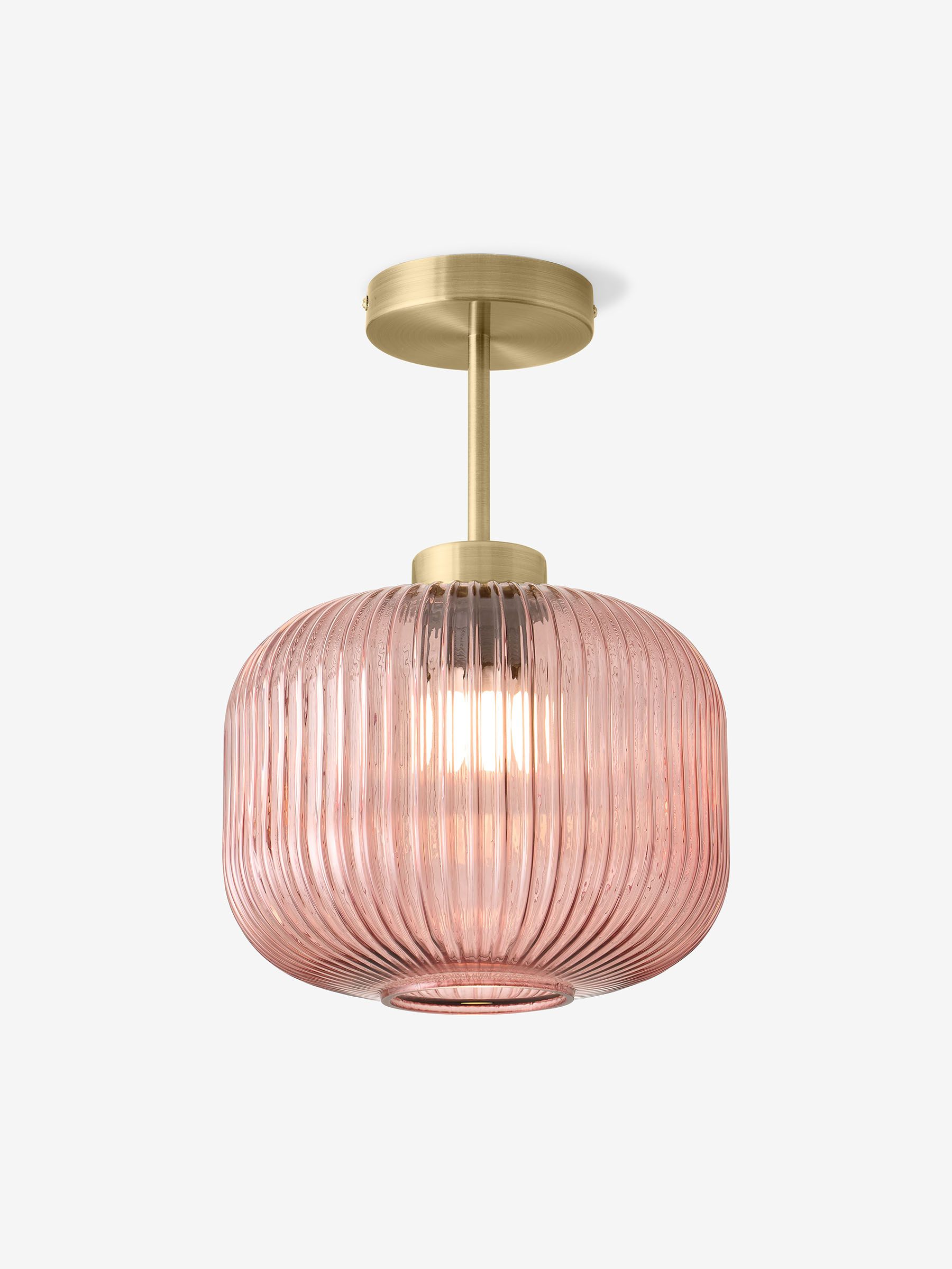 Pink Briz Ceiling Flush Fitting Light