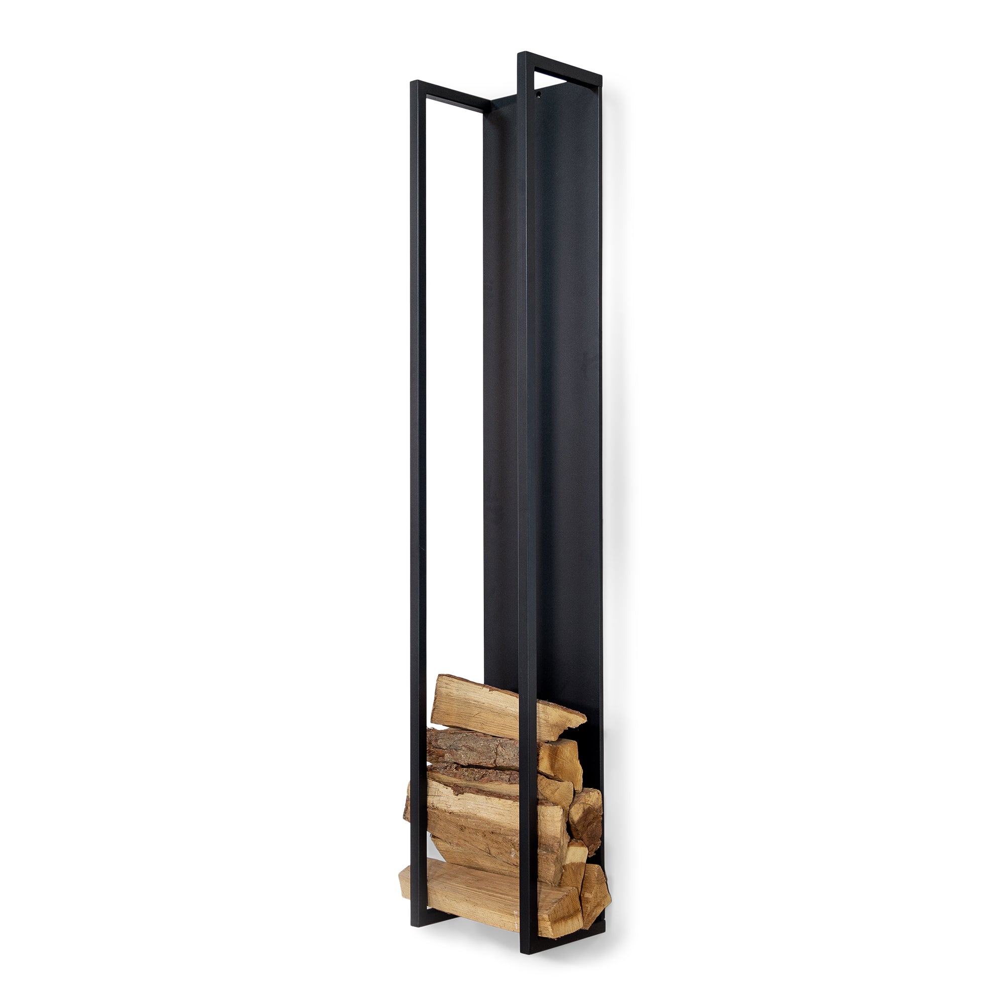 Spinder Design houtopslag Cubic Fire - Zwart