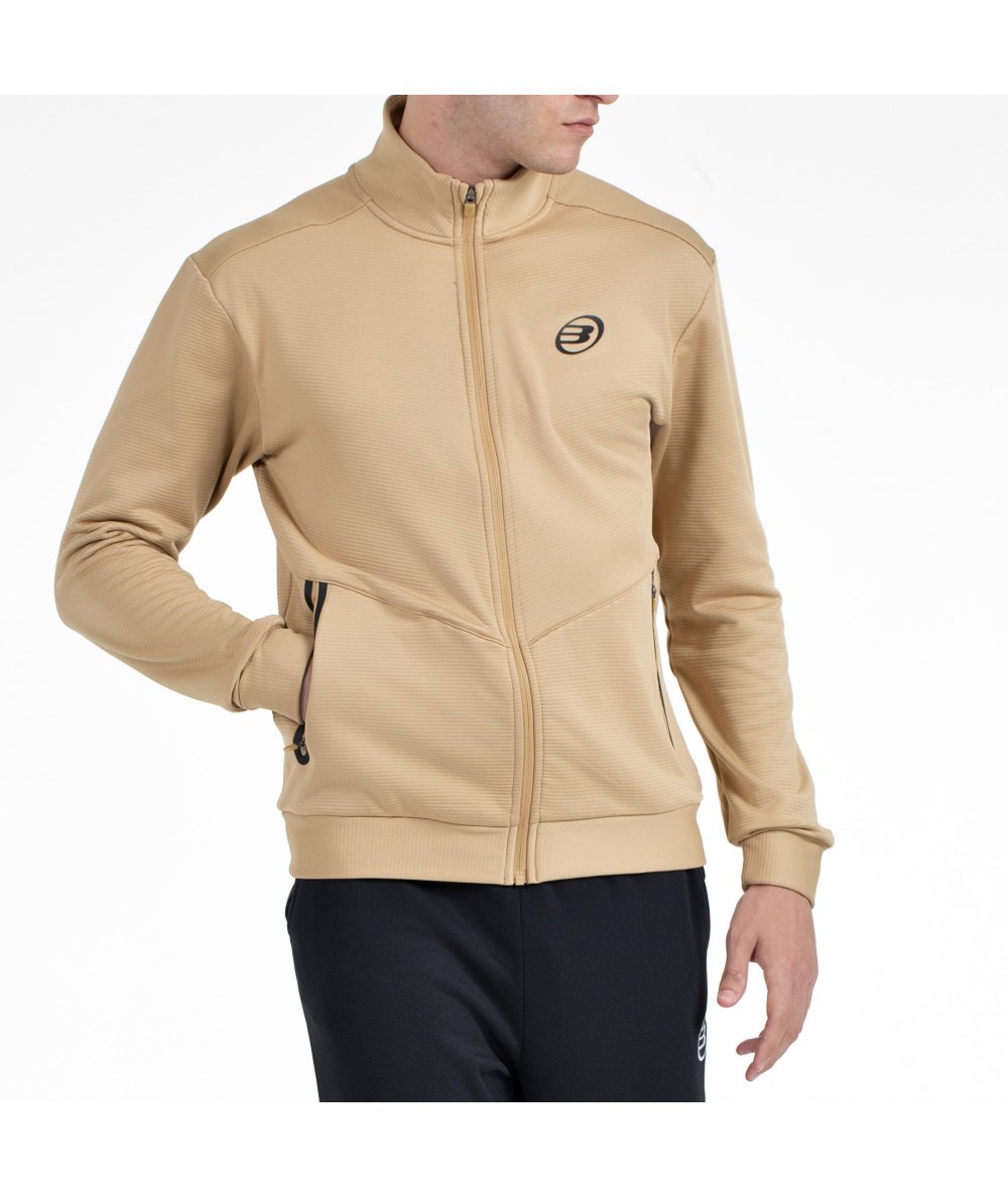 SUDADERA BULLPADEL ALFOZ OCRE