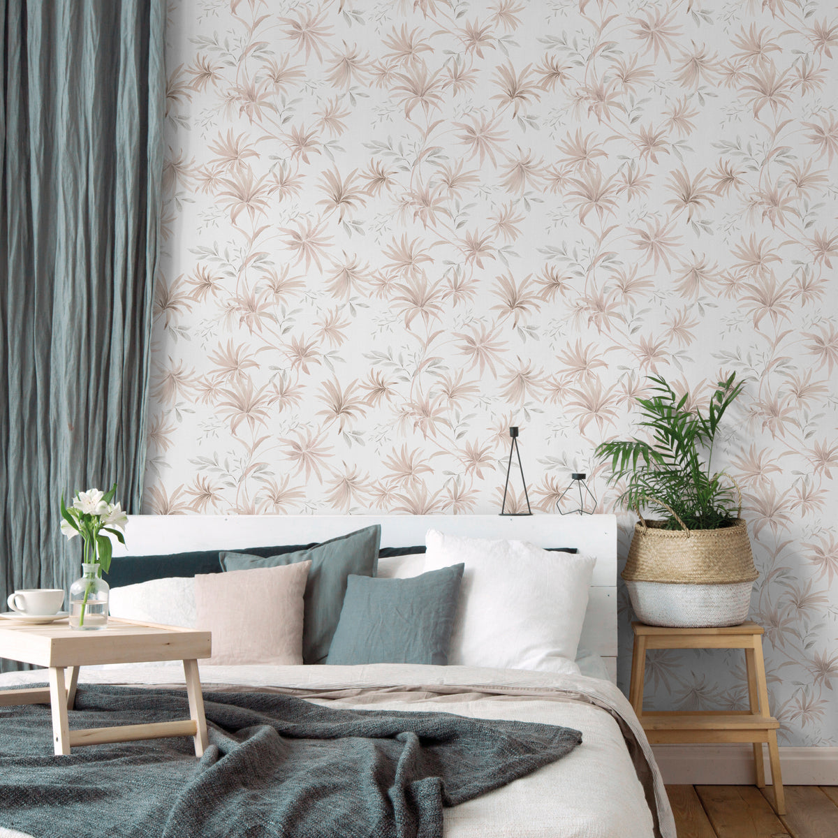 Sanders & Sanders behang bladeren warm beige - 53 cm x 10 m - 640225