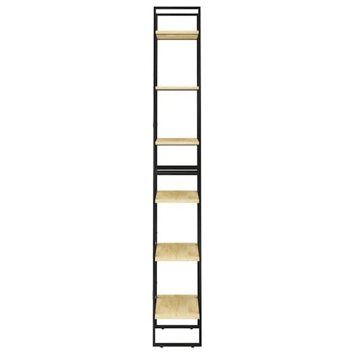 NNEVL Storage Shelf 60x30x210 cm Solid Pine Wood