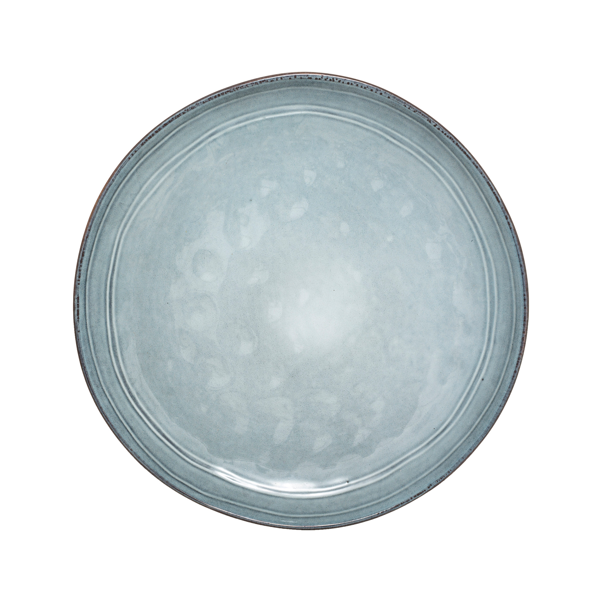 Prato sobremesa FLOWER azul