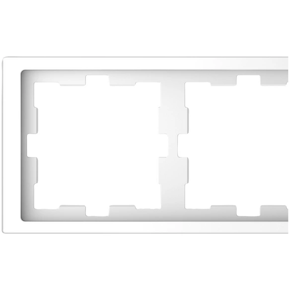 Rahmen, D-Life, IP20, 3-fach, lotosweiß, Thermoplast