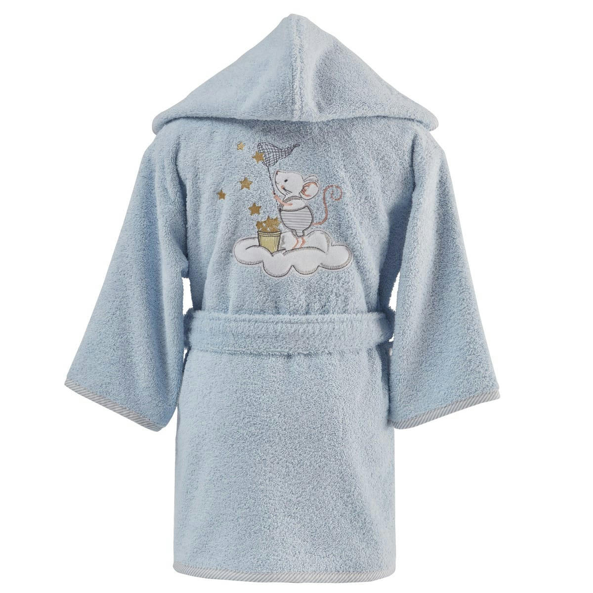 MOUSKY - Peignoir de bain enfant 450 gr/m²  ciel 02 ans