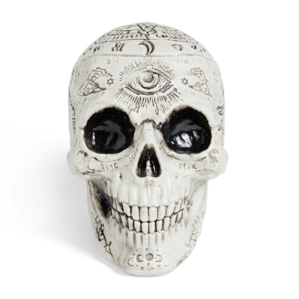 Décoration Halloween Spirit tête de mort à poser 15x11xH15cm