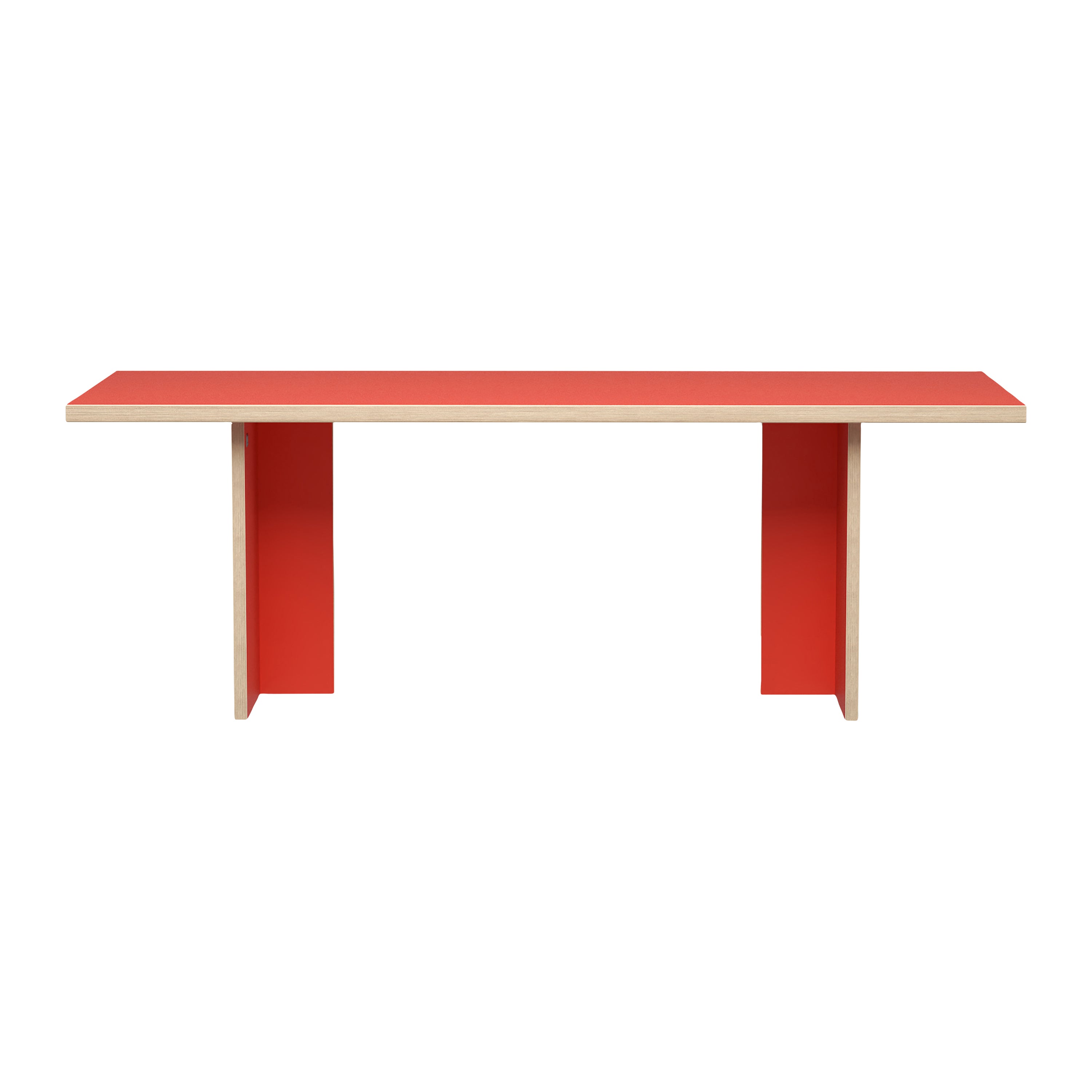 HKliving Dining Table Eettafel - 220 x 90 cm - Orange