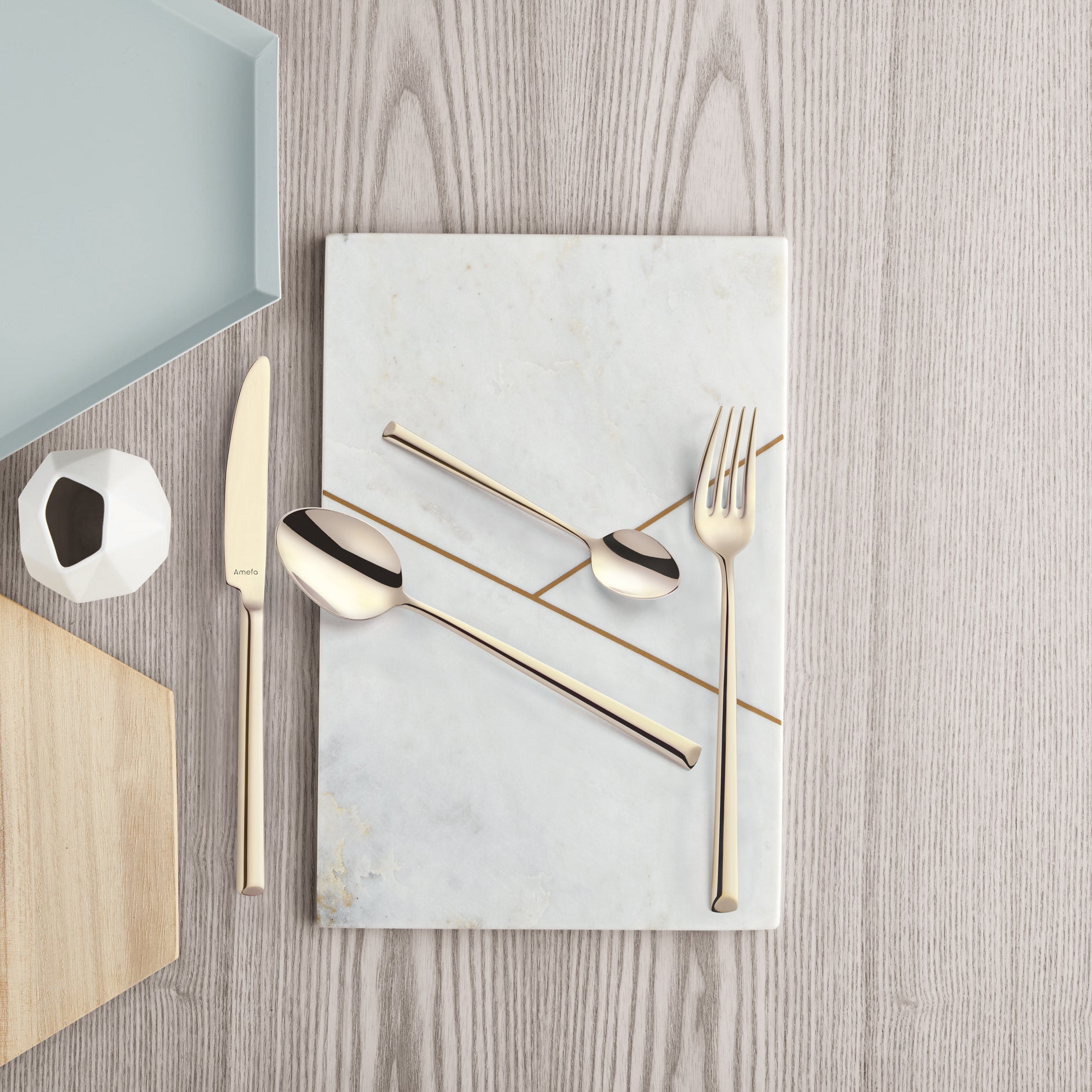 Amefa Metropole Bestekset 24-delig - Champagne