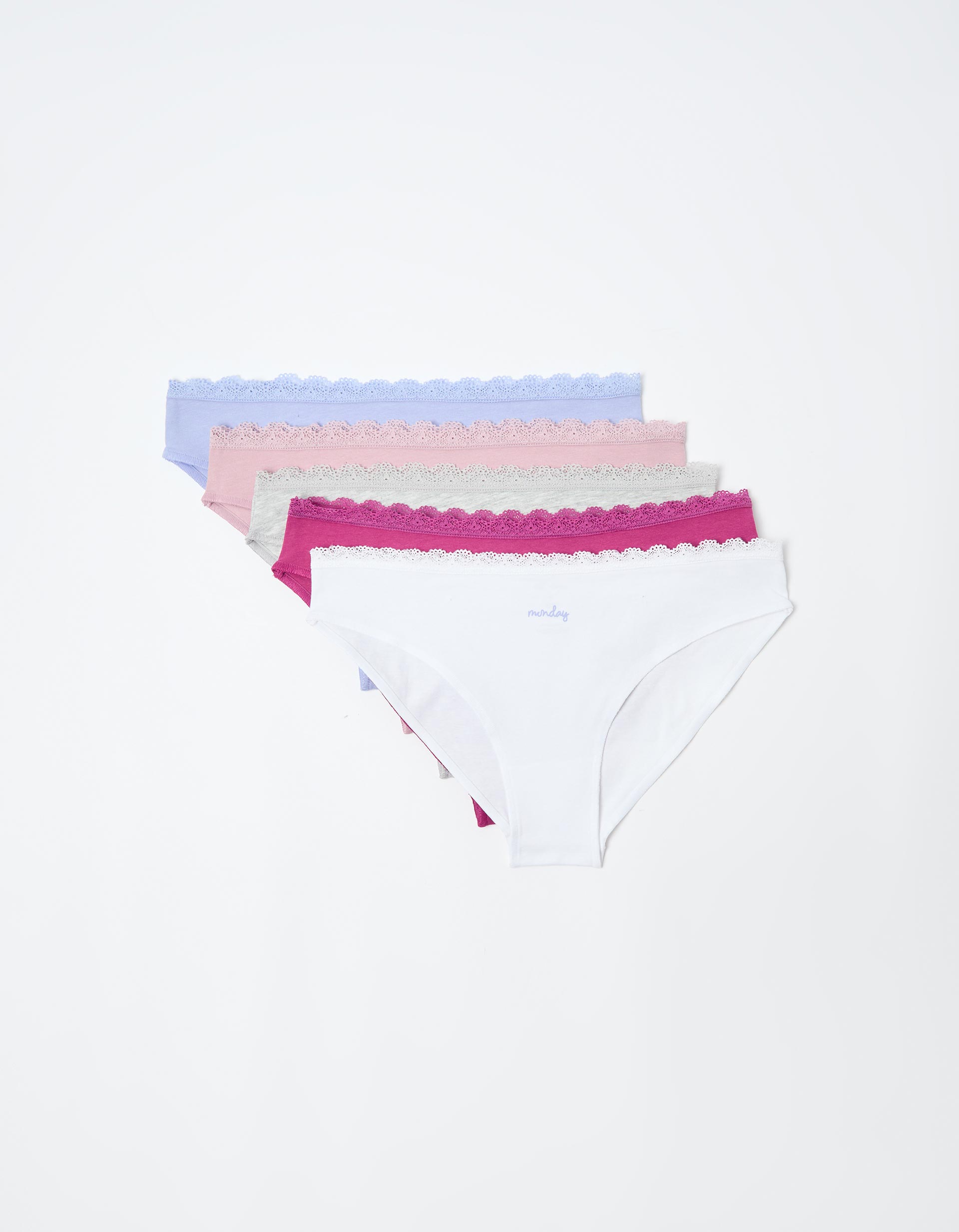Pack 5 Cuecas, Mulher, Multicor