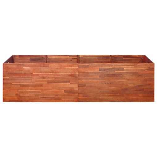 NNEVL Garden Raised Bed Acacia Wood 200x50x50 cm