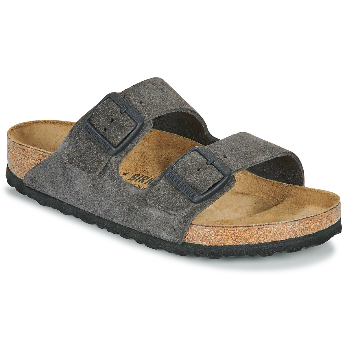 BIRKENSTOCK - Arizona - Suede / Velvet  / Grey / Regular