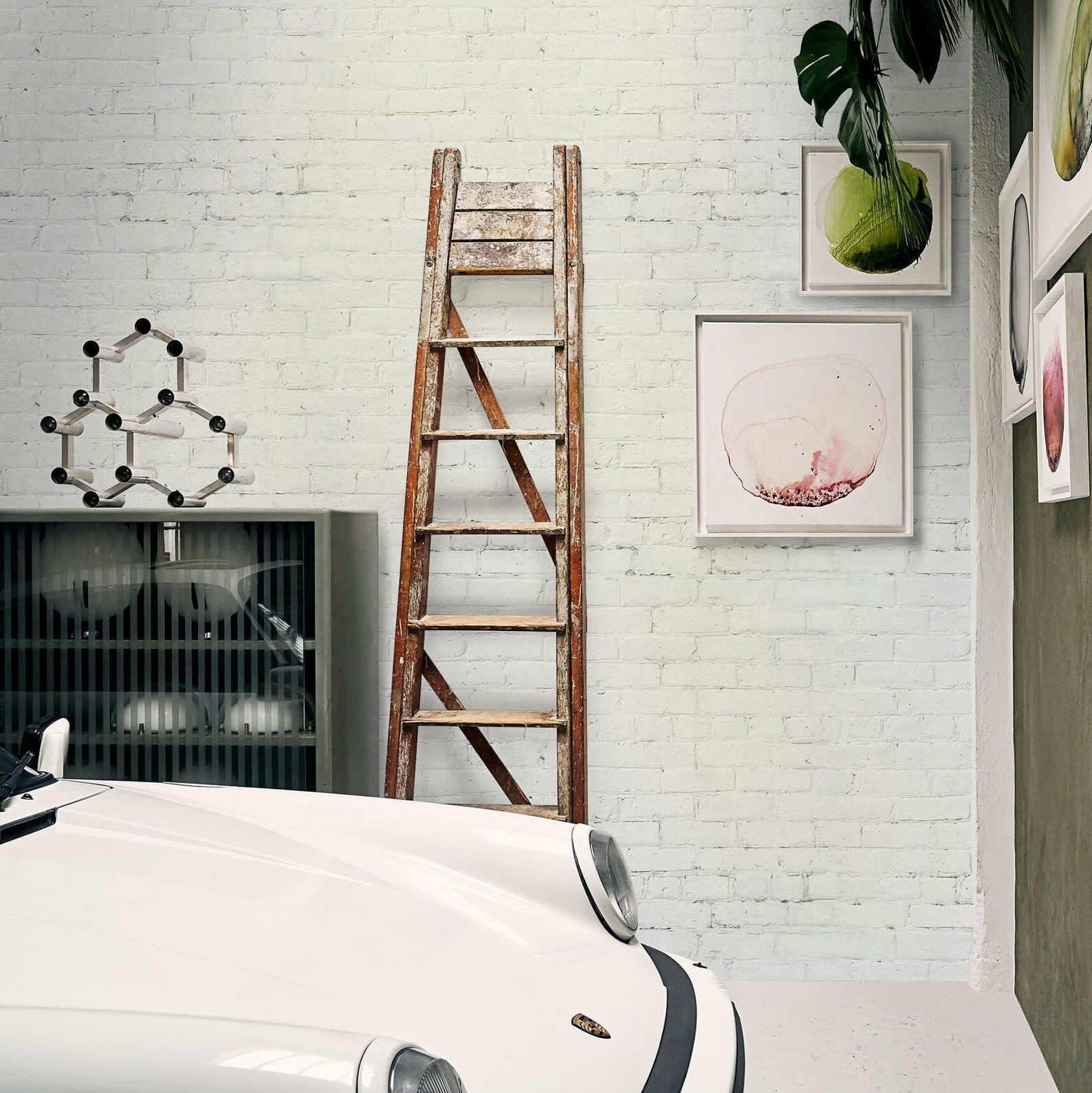 MATERICHE - Papier Peint Briques Blanches 250x200 cm