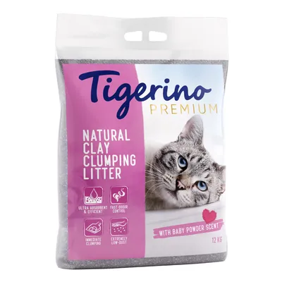 Tigerino Premium Cat Litter - Babypowder Scented