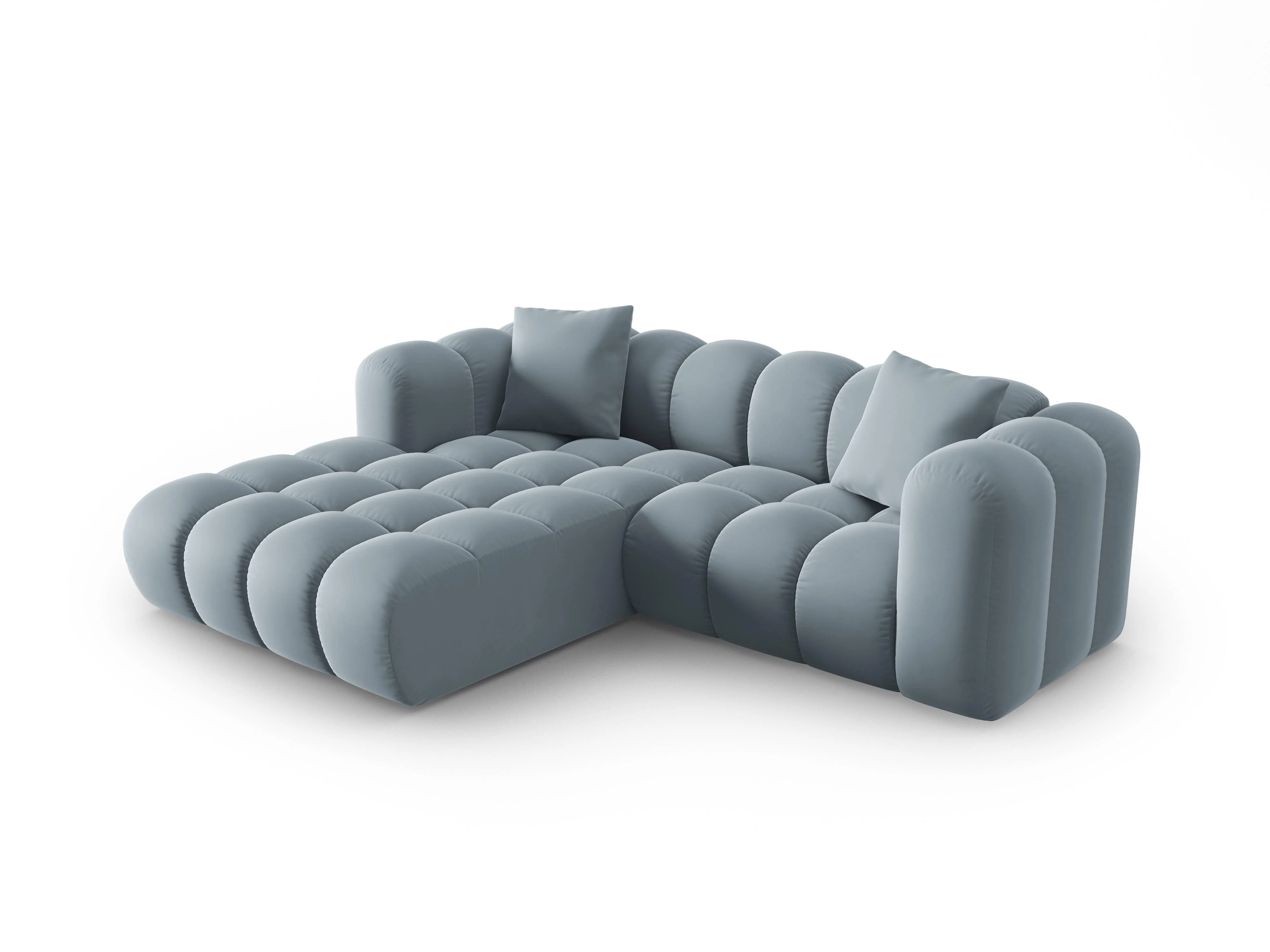 3-zitshoekbank Halley velvet links