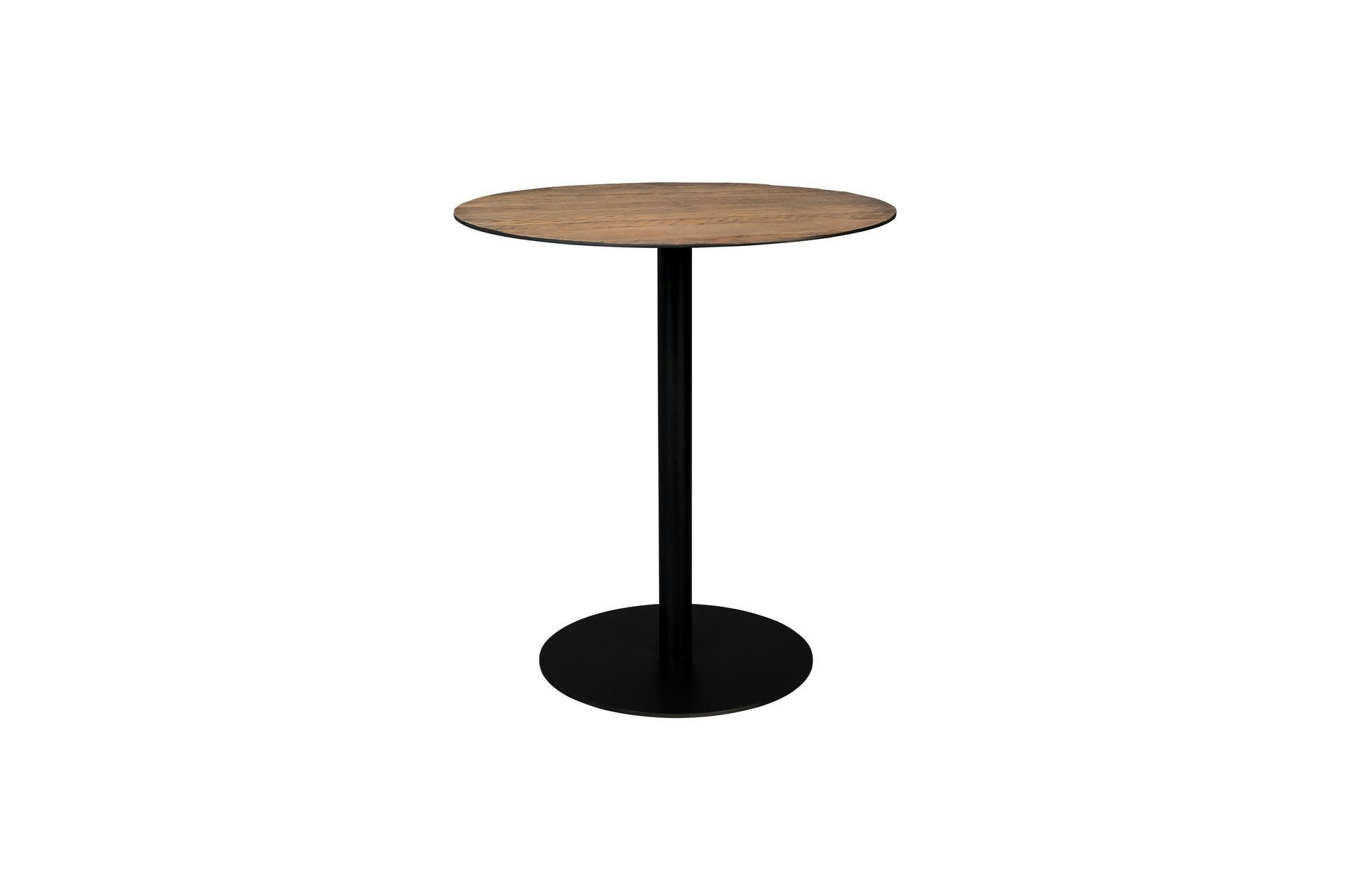 BRAZA - Table de comptoir en bois marron