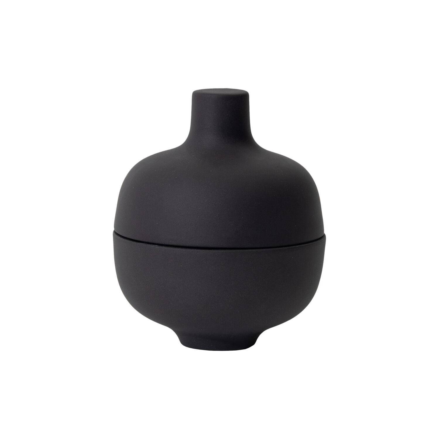 Sand Secrets Small Bowl, black clay