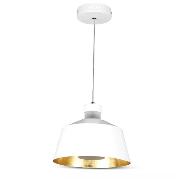 Lampa wisząca VT-7444 biała LED 1x7W Ciepła biel 400lm V-TAC