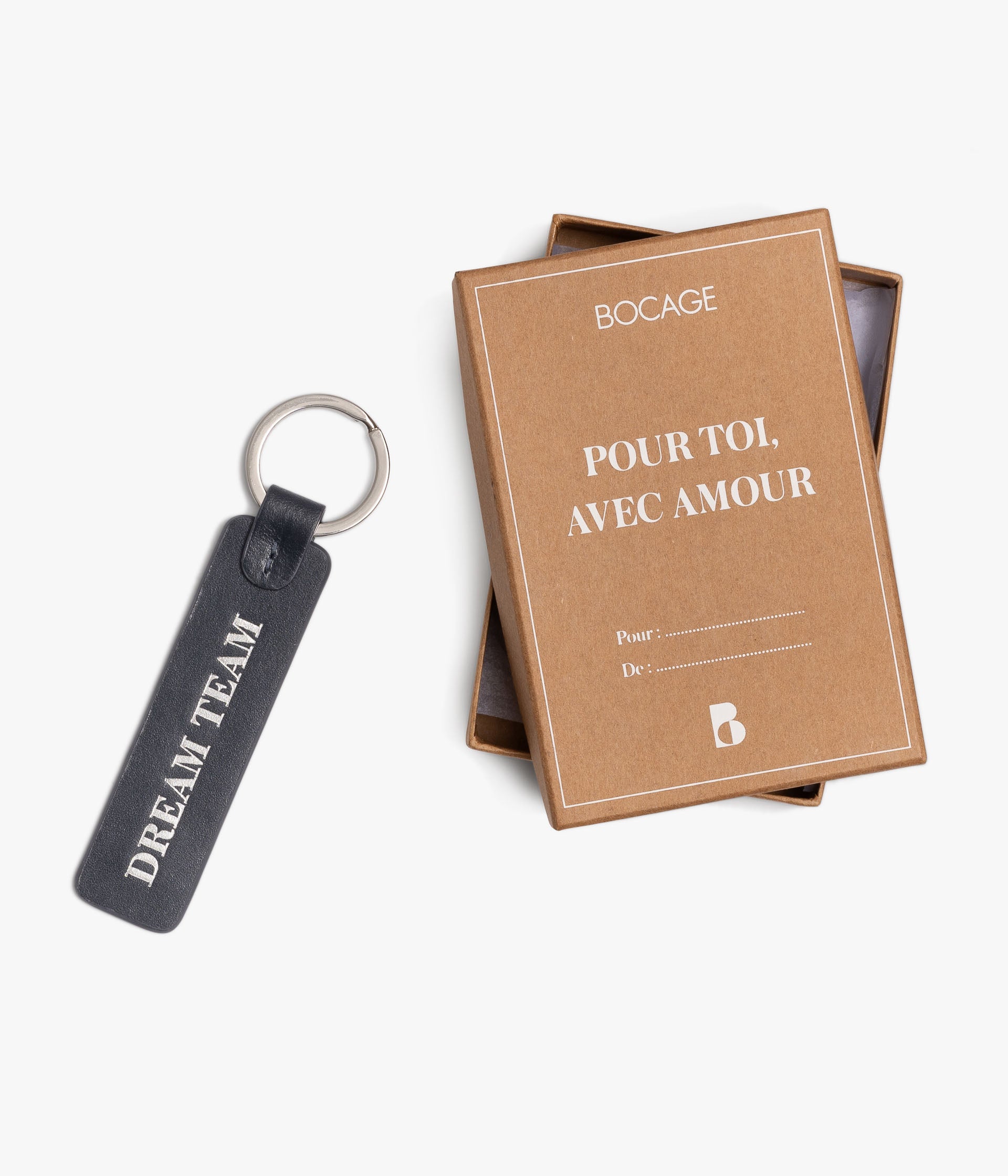 Porte-clés Papoune marine