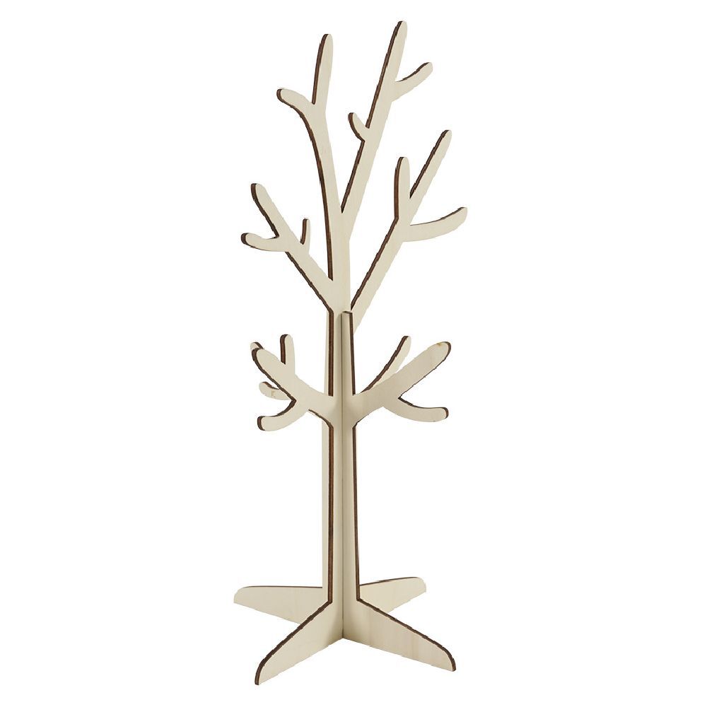 Arbre de Pâques décoratif en bois Ø15xH45cm