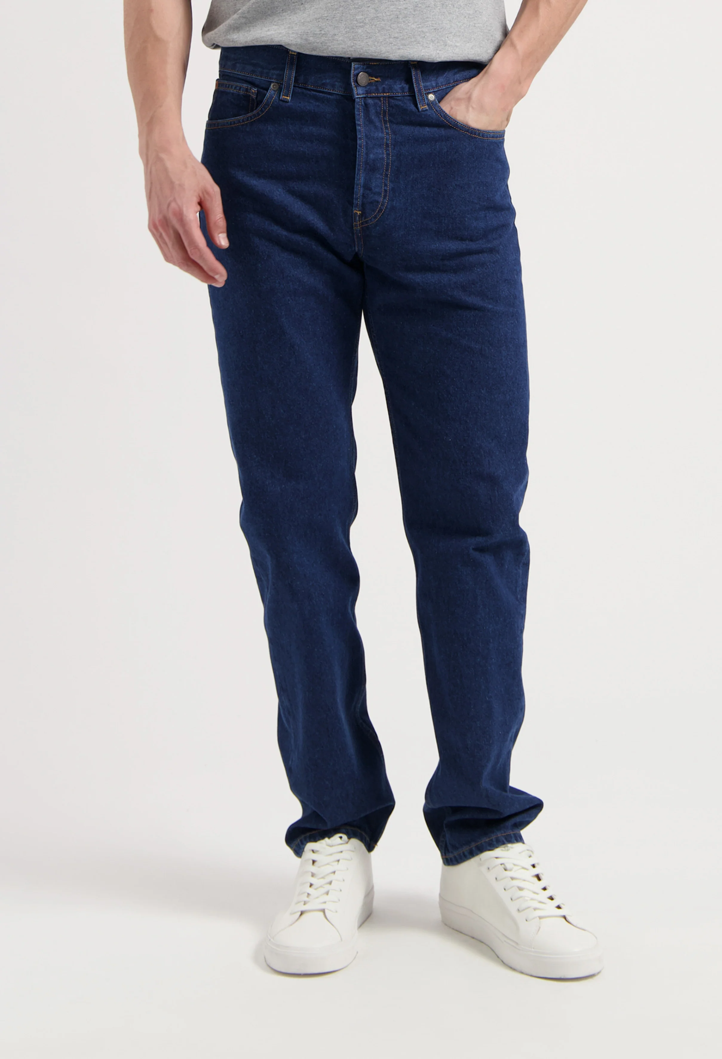 John Mid Straight - Stone Indigo