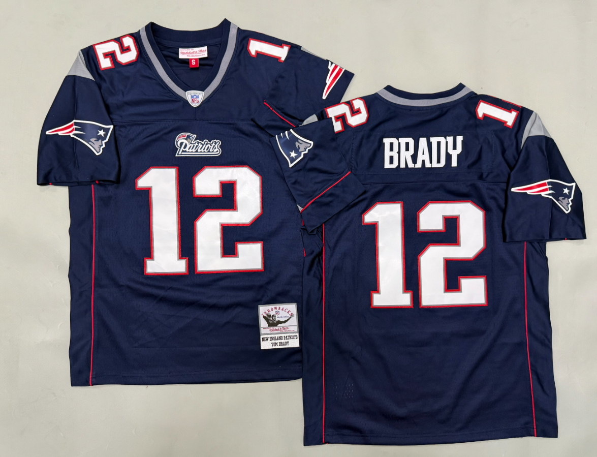 Tom Brady New England Patriots Authentic Throwback Retired Player Jersey