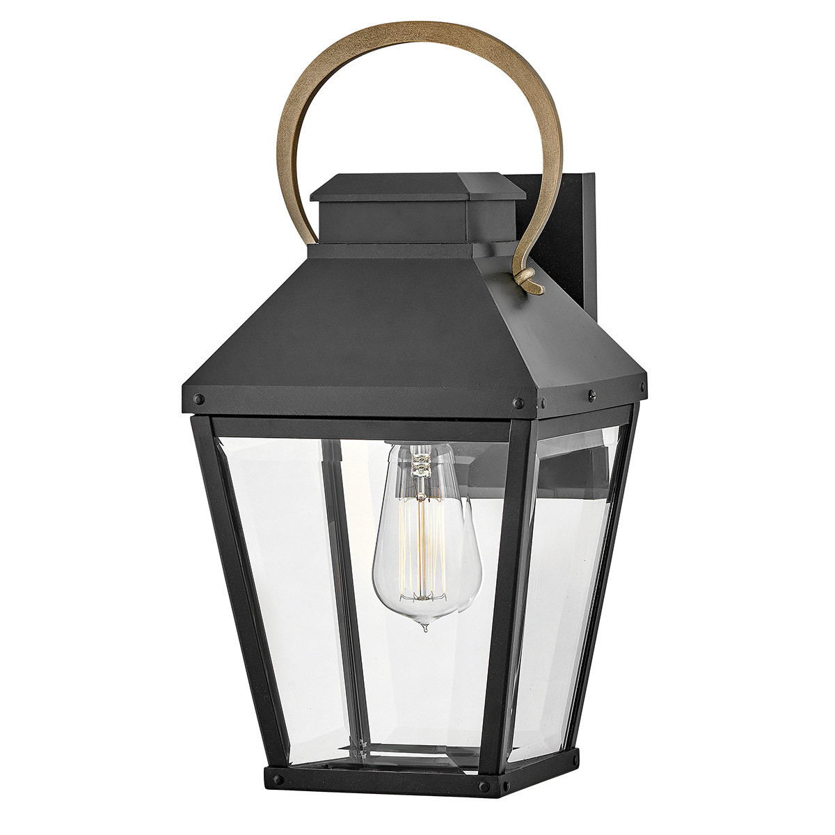 Kinkiet zewnętrznyczarny patynowany DAWSON 1xE27x60W IP44 Hinkley