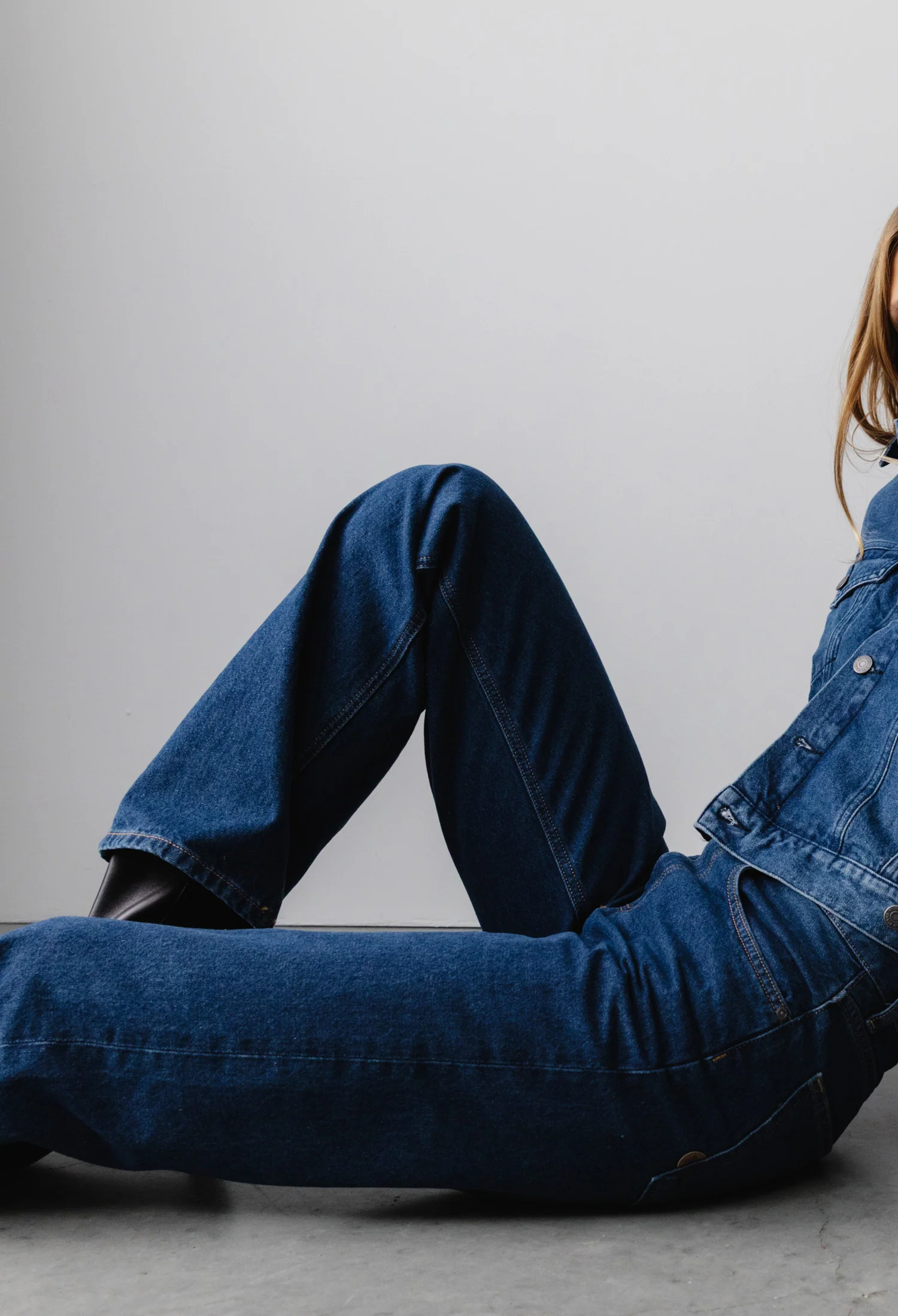 Jamie Mid Loose - Stone Indigo