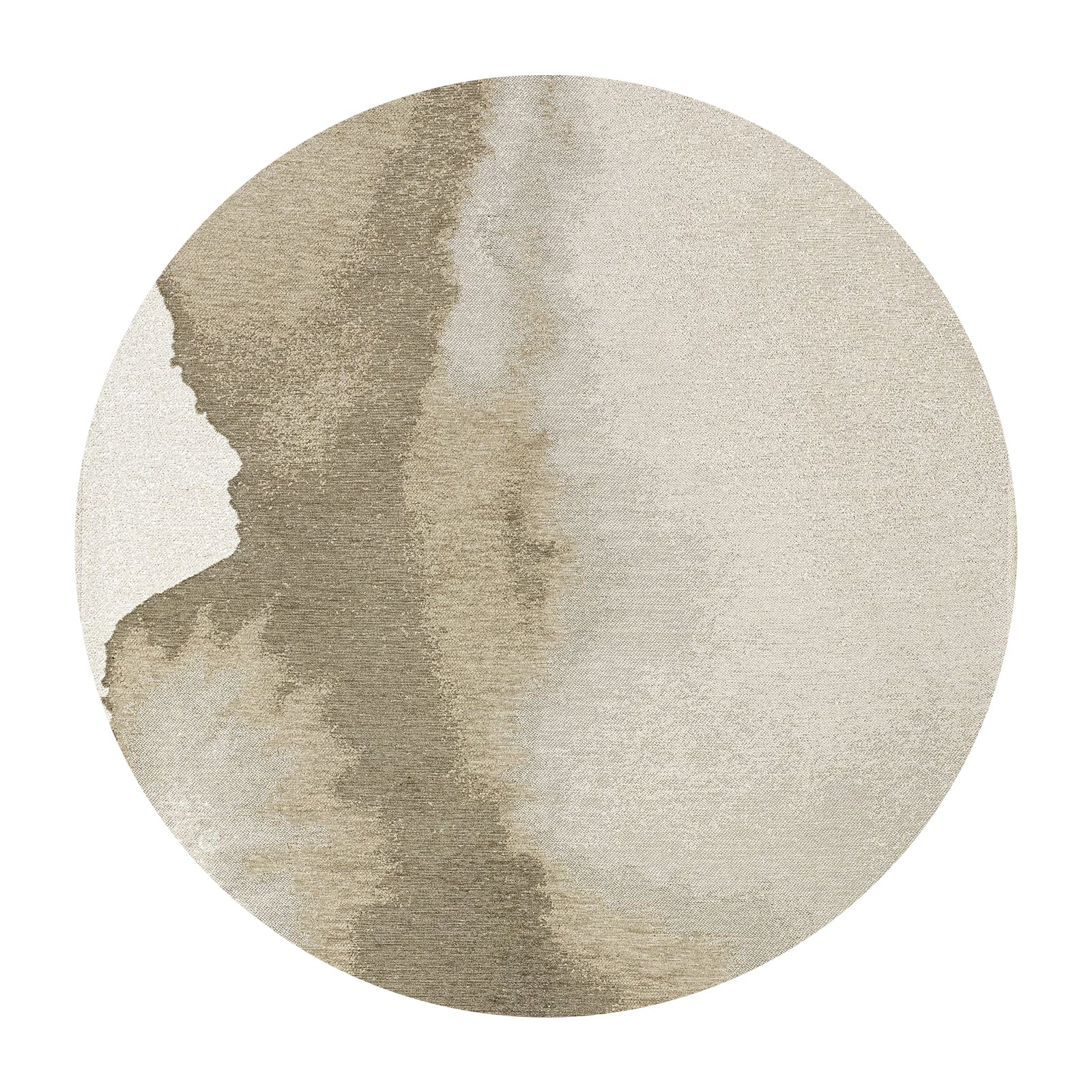 Ecorugs vloerkleed Beach - beige - 140x140cm
