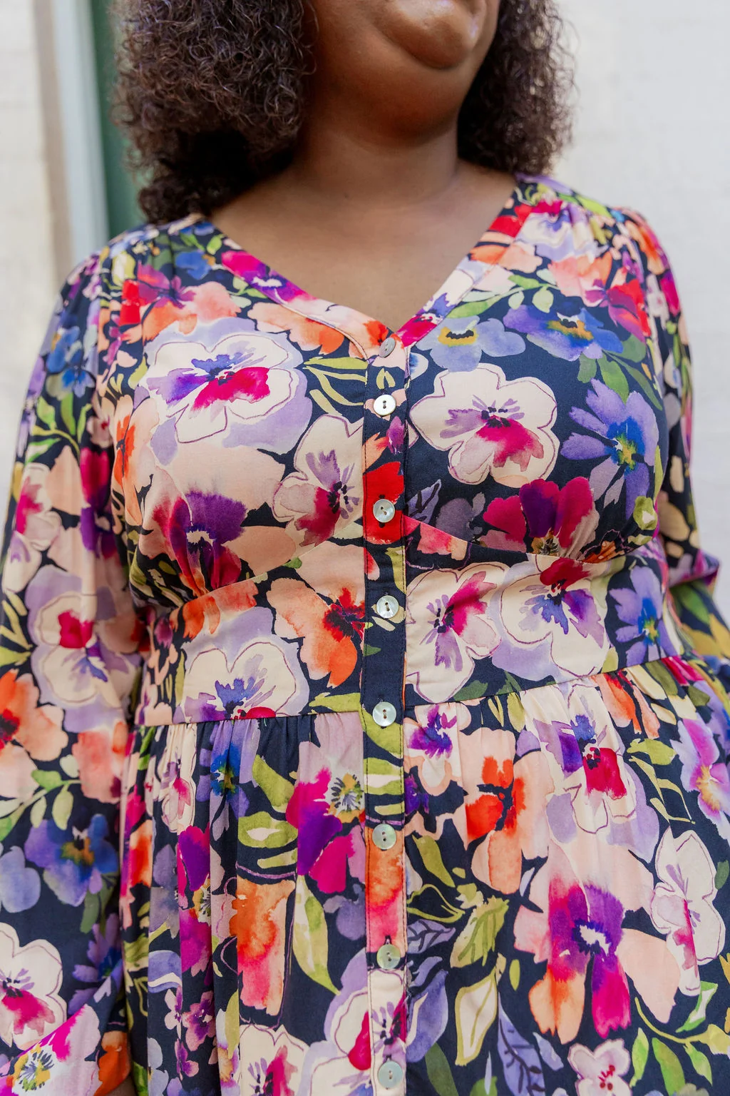 Aura Dress in Winter Bouquet