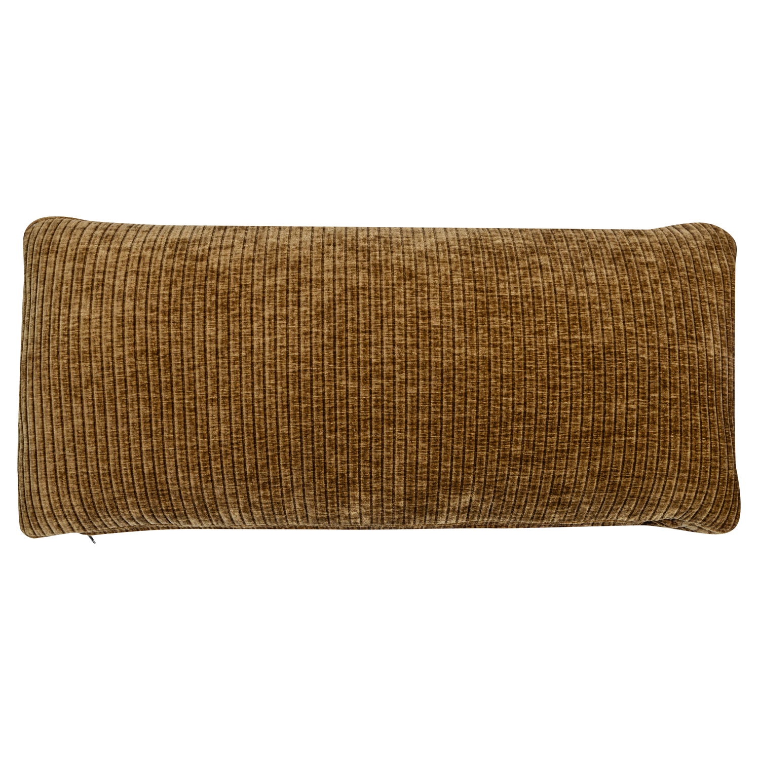 WOOOD kussen Mojo - Geweven Ribstof - Honinggeel - 30x70x10