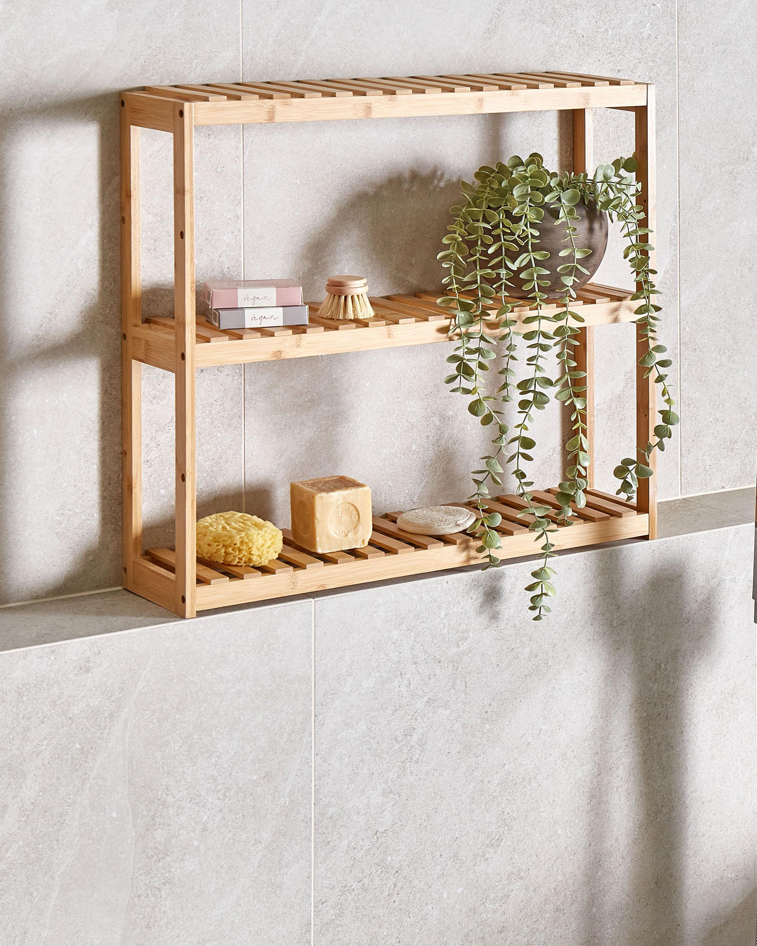 Shelving Unit PADUCAH Bamboo Light Brown