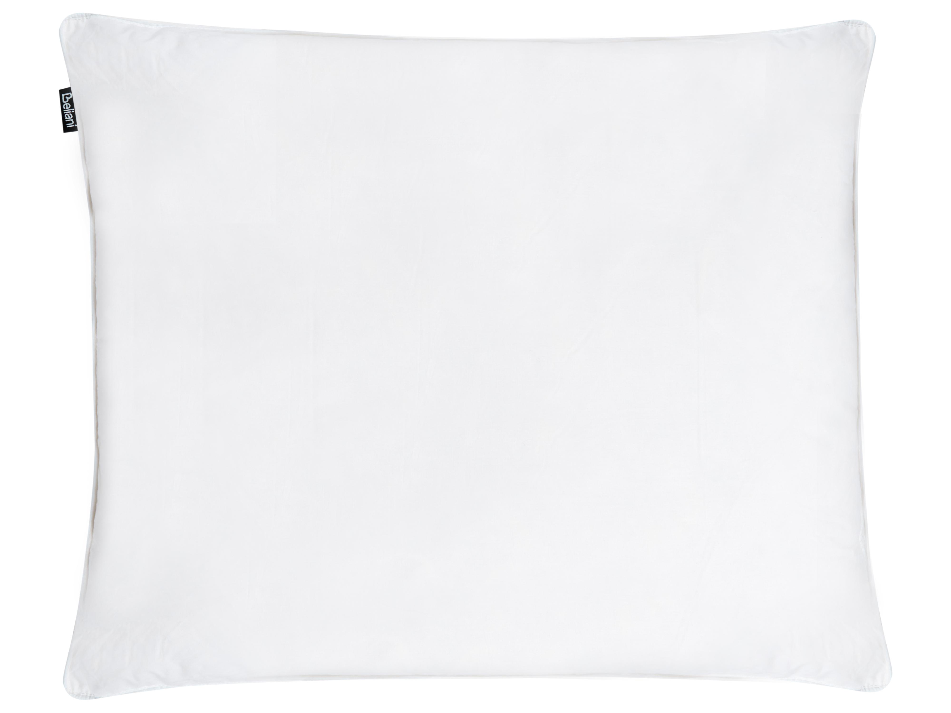 Bed Pillow FELDBERG High Duck Feathers and Down 50 x 60 cm White