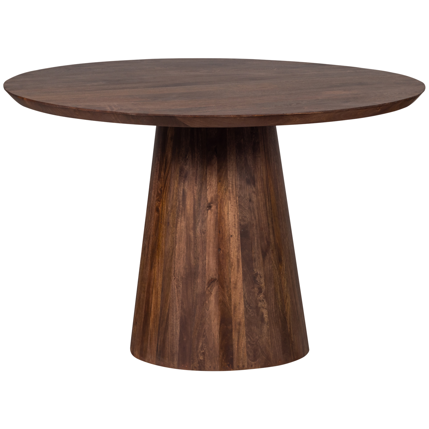 WOOOD Limit Eetkamertafel - Mangohout - Walnoot - 76x130x130