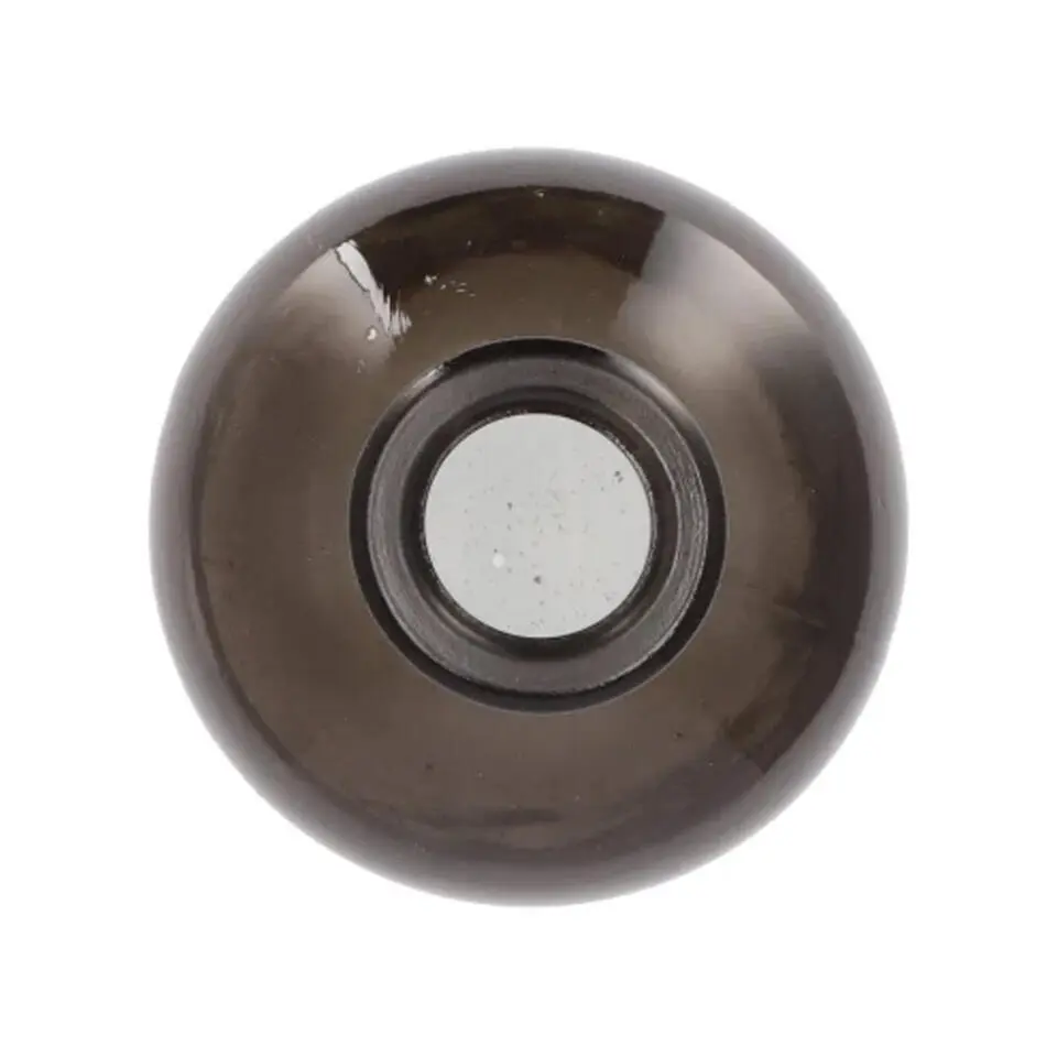 DK Design Bloemenvaas fles model - zwart - D11 x H25 cm