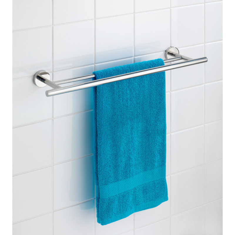 Porte-serviette Duo Bosio inox brillant WENKO