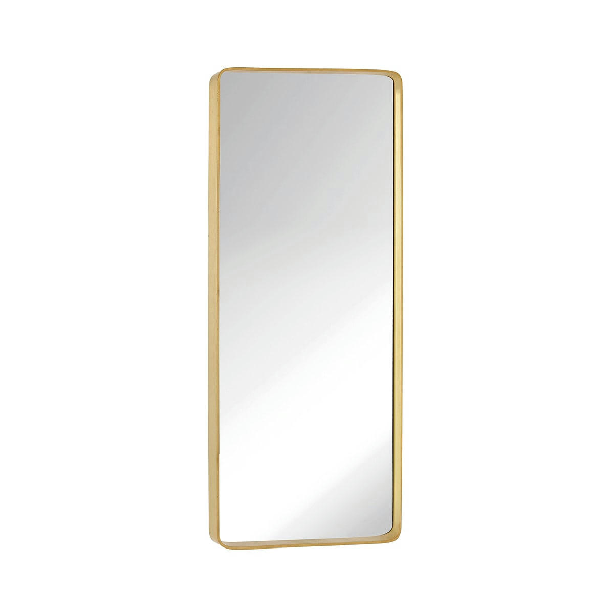 RETRO - Miroir mural avec cadre en laiton en carré grand