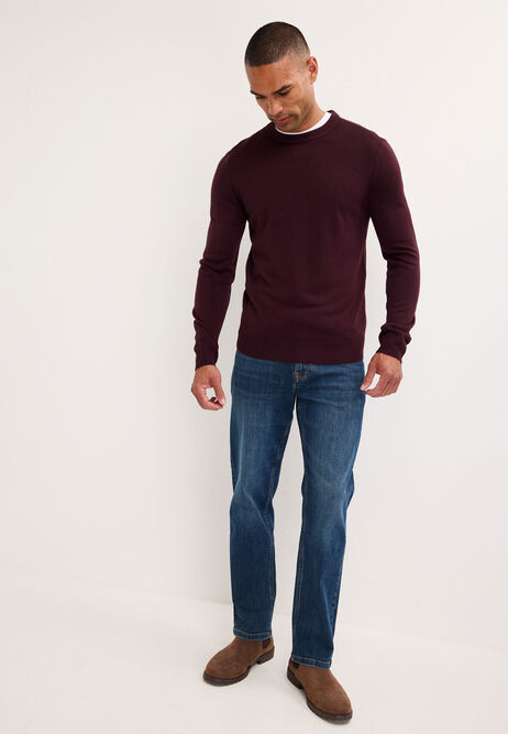 MENS KNIT CREW SOFT TOUCH