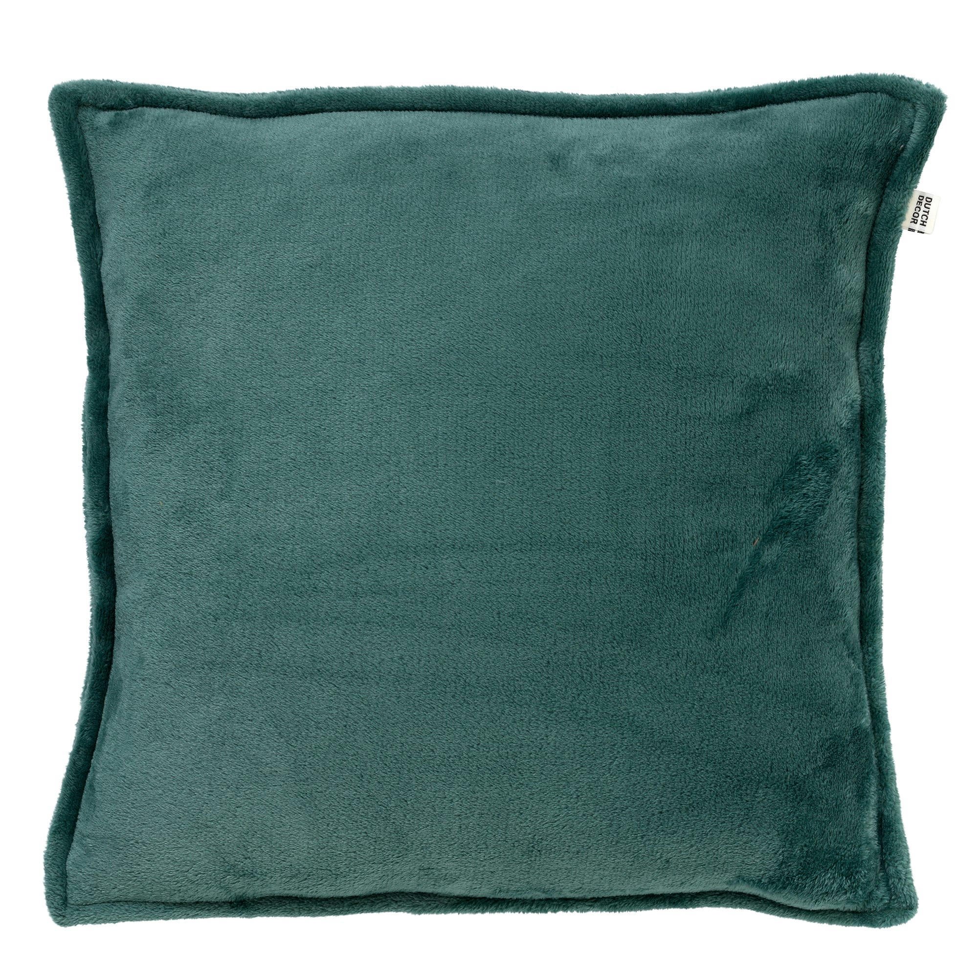 - Housse de coussin vert en velours-45x45 cm uni