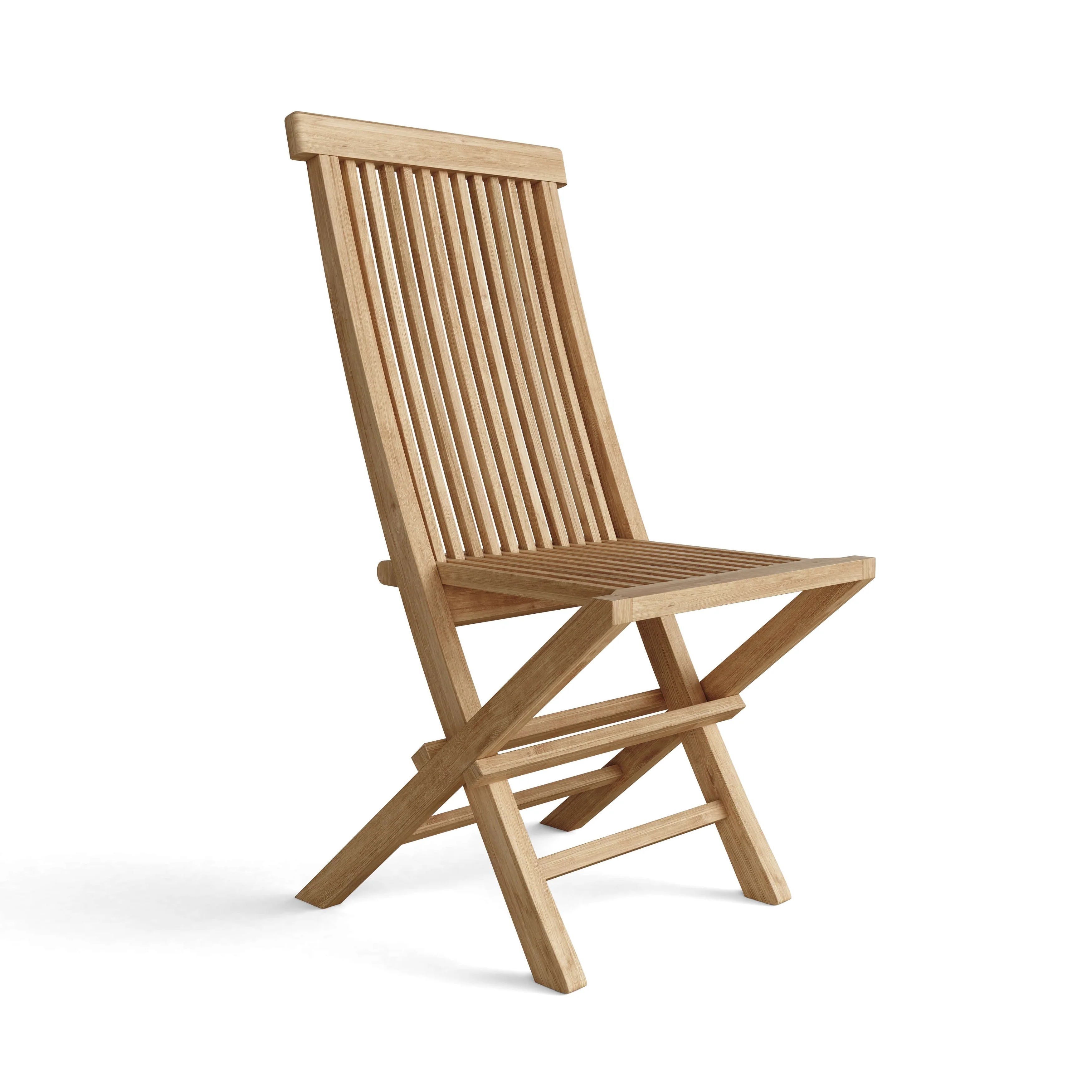 Classic Teak Outdoor Dining Chair - Foldable (Set of 2)
