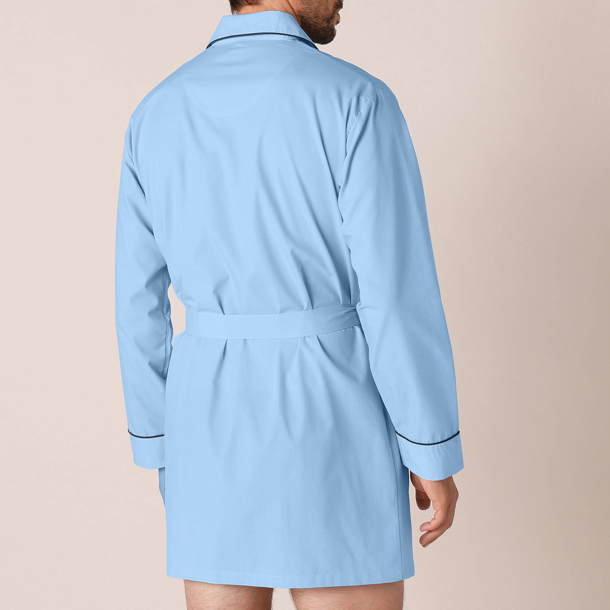 Veste de pyjama popeline boutonnée