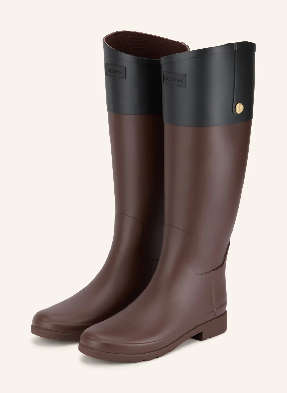 HUNTER Gummistiefel REFINED GOLD TRIM
