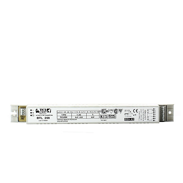 Ballast électronique TCI linéaire multi-lampe 2X58 (137994H)