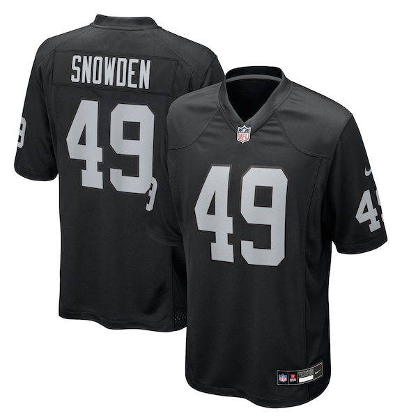 Charles Snowden Las Vegas Raiders Nike Team Game Jersey -  Black